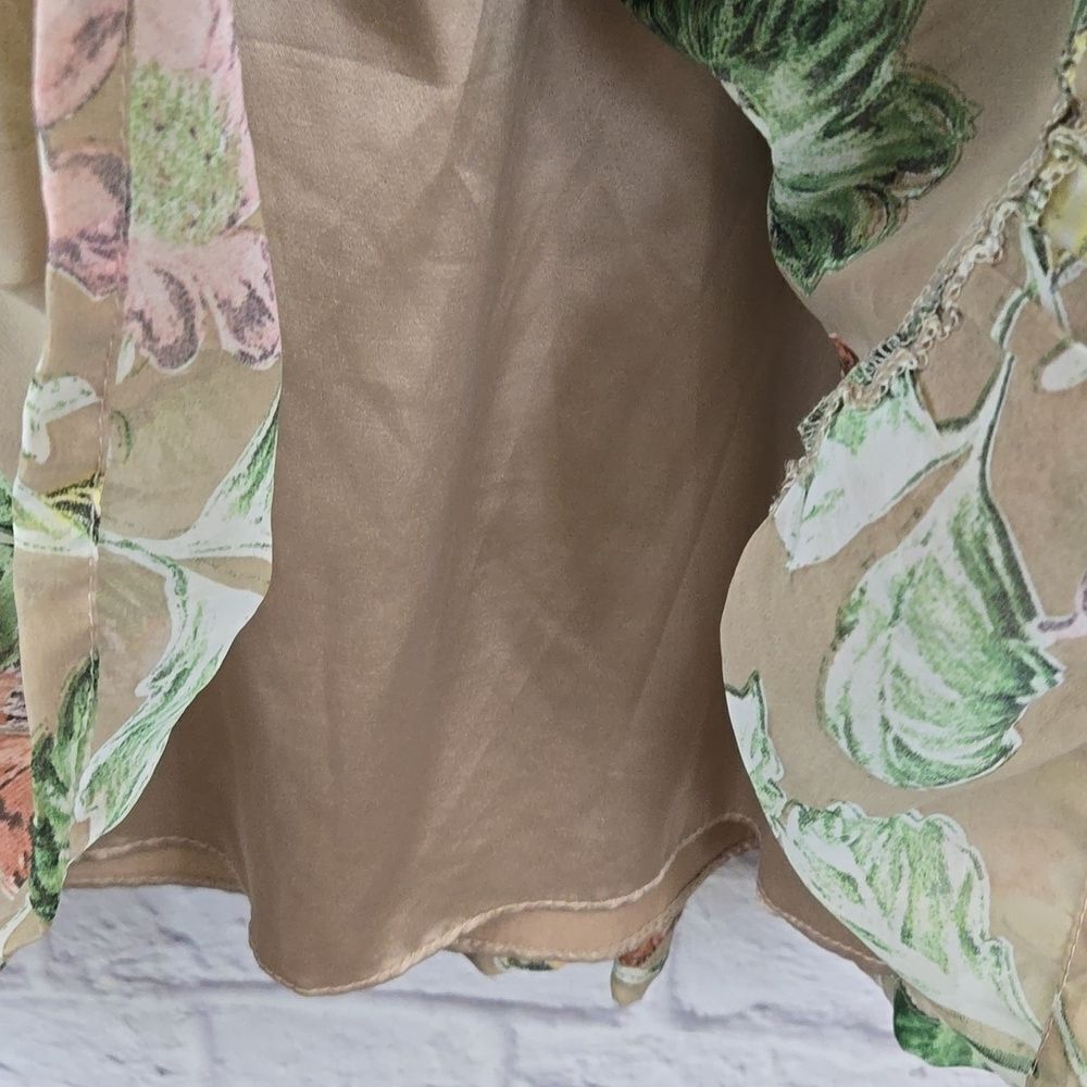 Princess Polly Eden Bloom Floral Babydoll Mini Dress Puff Sleeve Romantic XS - Picture 10 of 13